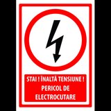 Indicator stai inalta tensiune pericol de electrocutare